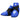 RDX T1 WAKO Approved Leather Foot Protector#color_blue