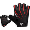 RDX F5 WeightLifting Gym Gloves#color_red