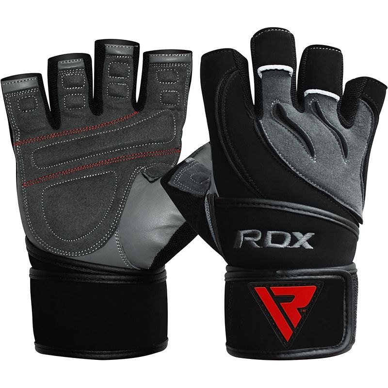 RDX L4 Deepoq Leather Gym Gloves