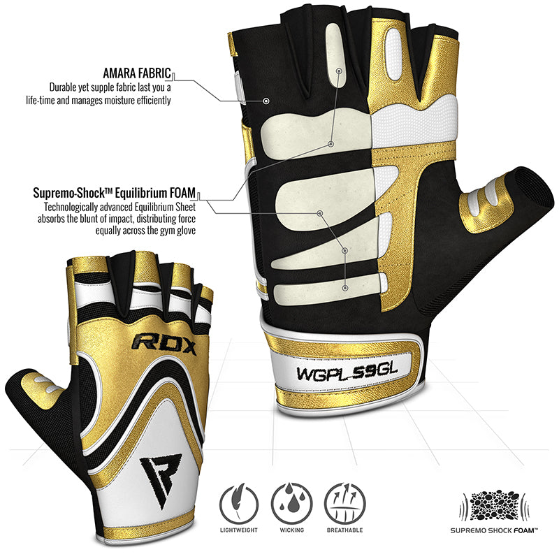 RDX S9 Glaze Gants de Musculation