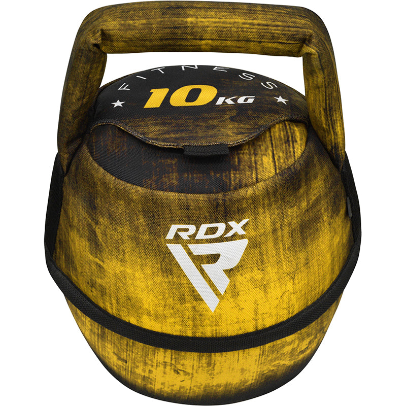 RDX F1 Kettlebell Filled 10kg#color_yellow