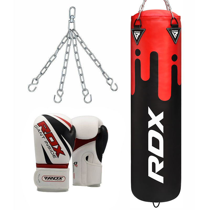 RDX F9 4ft/5ft Punch Bag With Gloves  