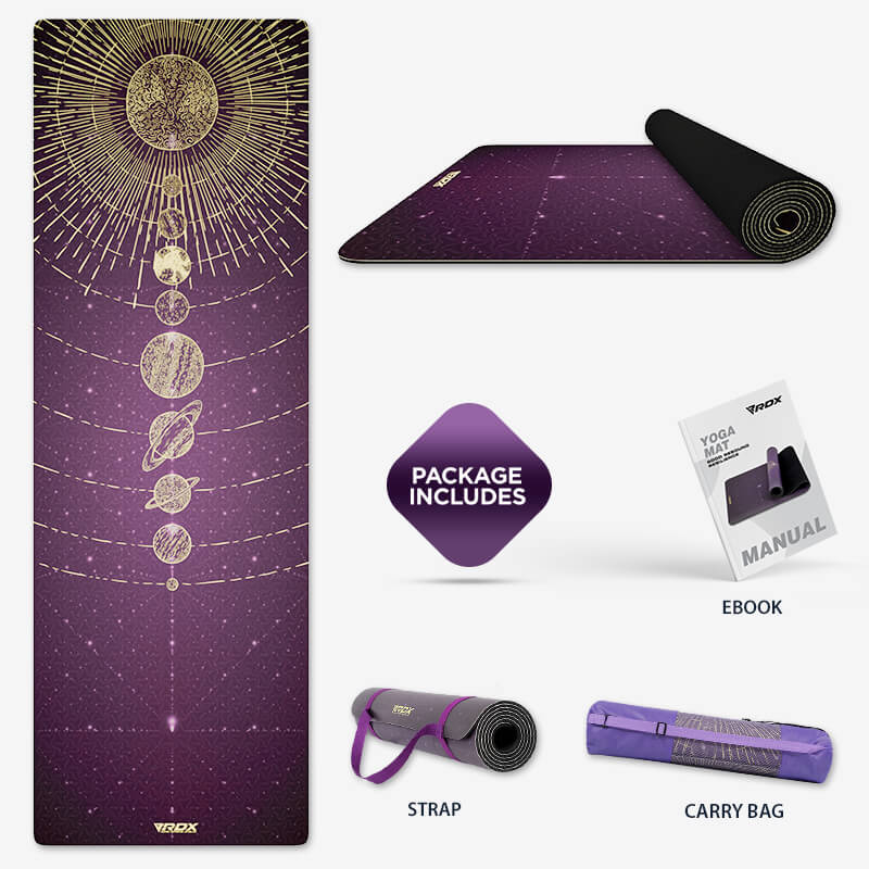 Tapis de yoga rond caoutchouc naturel pour yogis Tapis de yoga rond caoutchouc naturel pour yogis