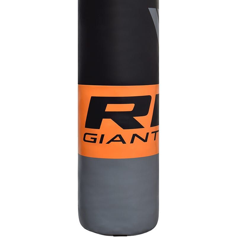 RDX F12 4ft / 5ft 3-in-1 Punch Bag & GlovesBlack / Orange / Gray Set