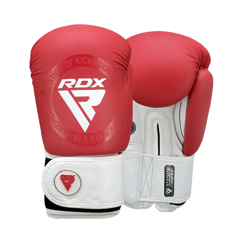 RDX T1 WAKO Gants de boxe rouge