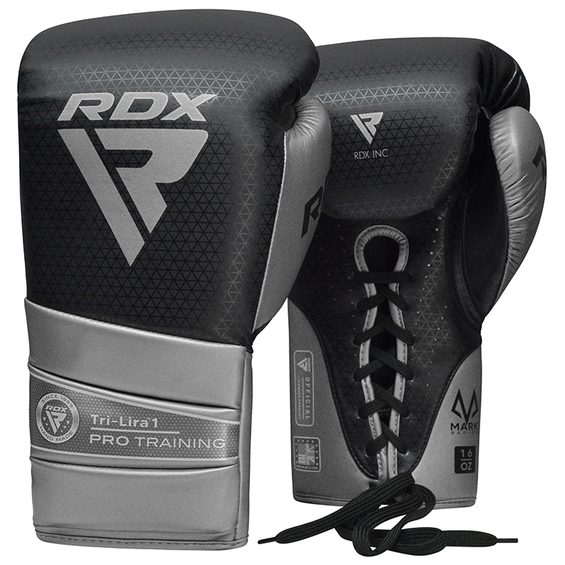 GANTS DE BOXE COMPÉTITION À LACETS BLEU GANTS DE BOXE COMPÉTITION À LACETS BLEU